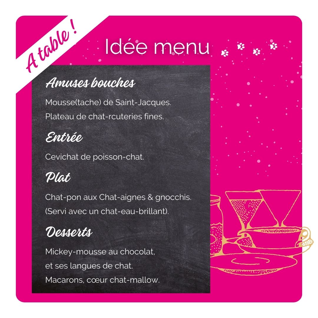 Menu chat matoubrillant